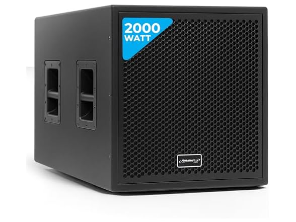 ANTAKIPRO 2000W Powered 18" Subwoofer