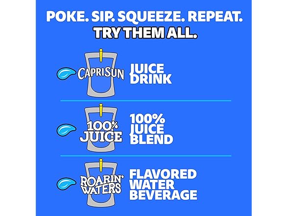 10CT Capri Sun Pacific Cooler Mixed Fruit Flavored