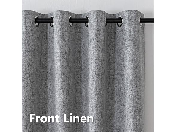 100% Blackout Curtains 2 Panels Set