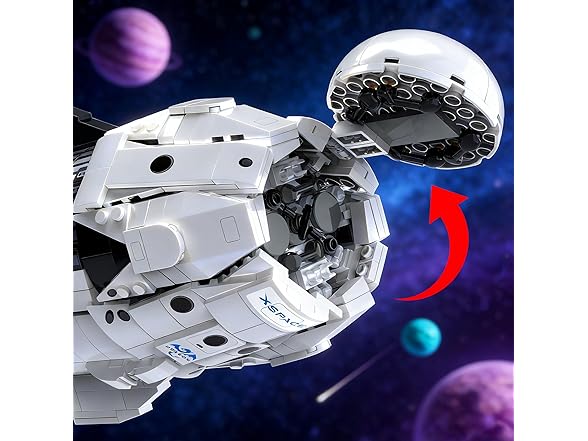 Dragon2 Space Rocket Ship Building