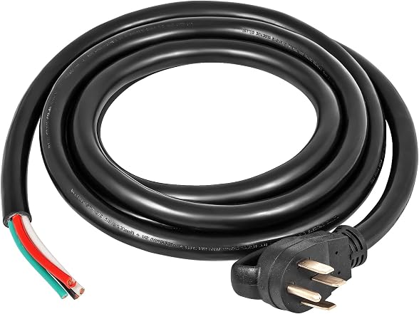 25' 50A RV Camp Power Cord Generator Cord 6/3
