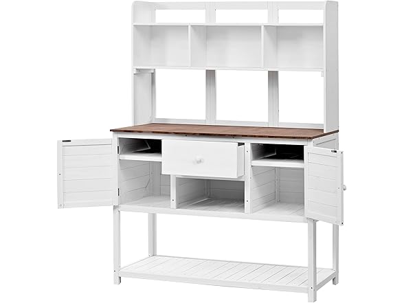 Merax Solid Fir Wood Potting Bench, 50.2"
