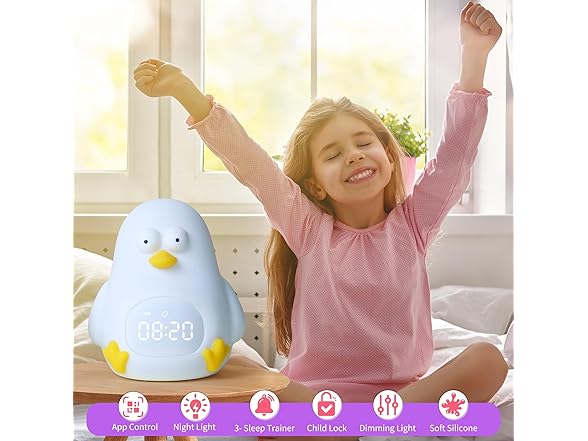 YUN FROG Kids Alarm Clock