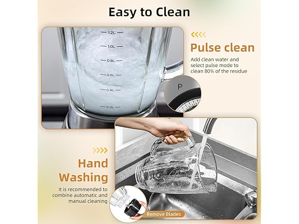 Uten 800 Watt Hight Speed Countertop Blender