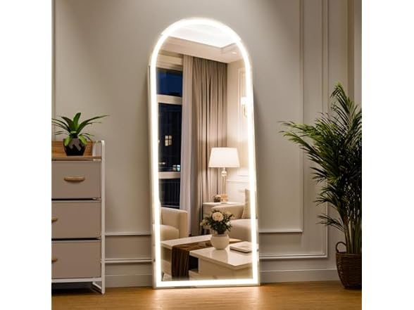 LED Arched Full Length Mirror