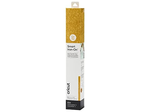 Cricut Smart Iron On - 3', Glitter Gold