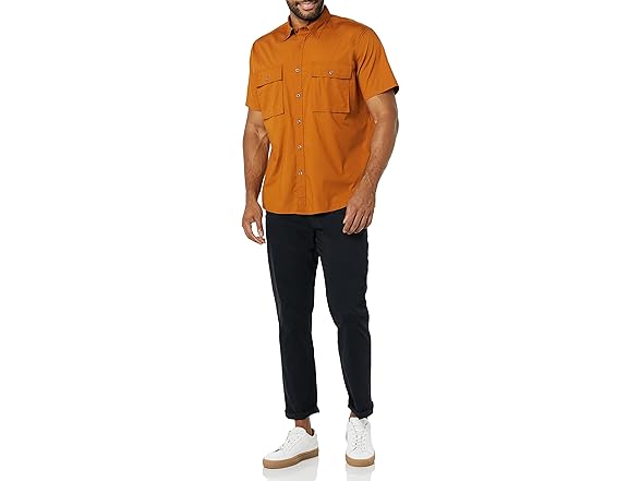 Mens StdFit ShortSlv Utility Caramel (XXL)