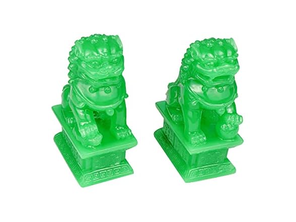 Wealth Porsperity Pair of Fu Foo Dogs