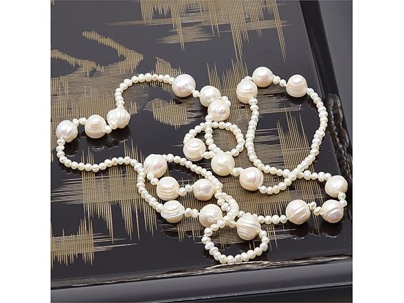 KK LifeStyle Pearl Necklace 38"