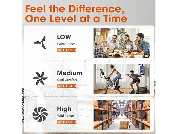 Parrot Uncle F8013 84" Large Ceiling Fan Black