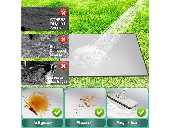 UBeesize 48x40 Grill Mats