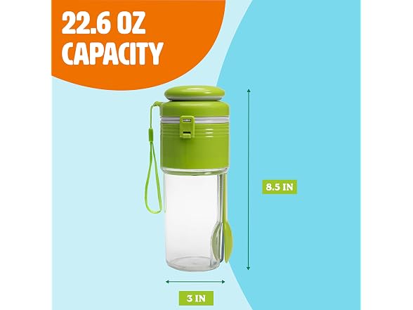 Tasty 2-in-1 Vegetable Spiralizer and Salad Container