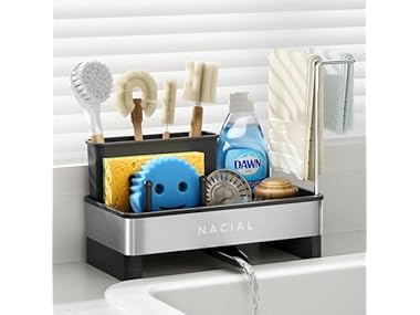 $12.99, Was $26.99, 51% Off! Nacial Kitchen Sink Caddy Organzier dealfomo