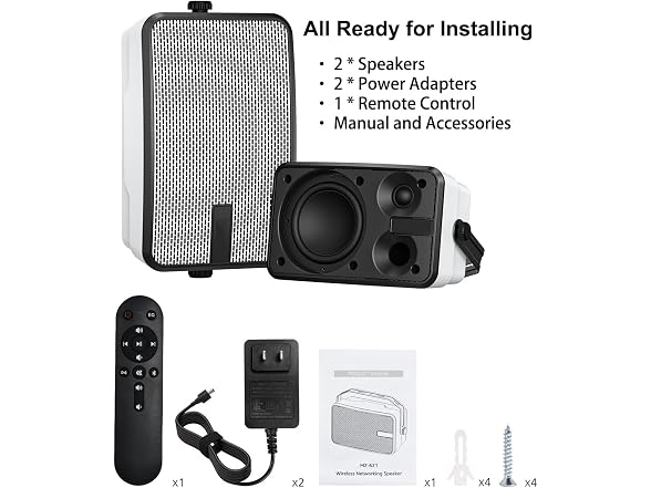 Plyee Audio Outdoor Wall Mounted Speaker