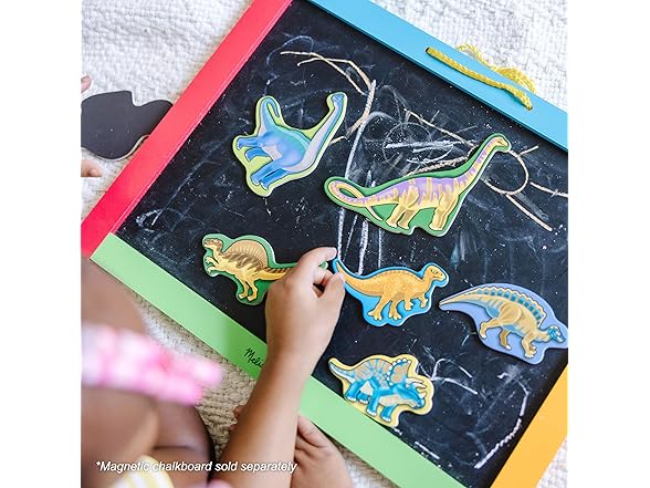 Melissa & Doug Magnetic Wooden Dinosaurs