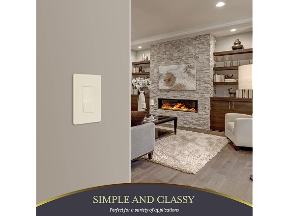 ENERLITES Reve Collection Lighted Decorator Switch