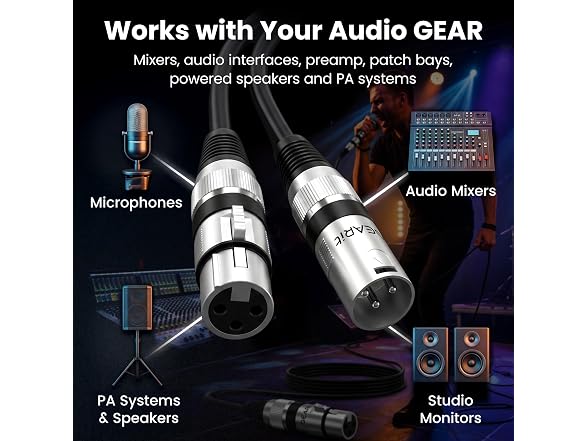 GEARit XLR Cables