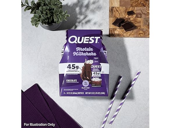 1CT Quest Nutrition Protein Milkshake, Chocolate