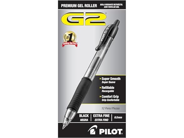 PILOT G2 Premium Refillable and Retractable Rolling Ball G