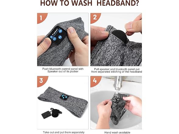 Voerou Sleep Headphones, Bluetooth