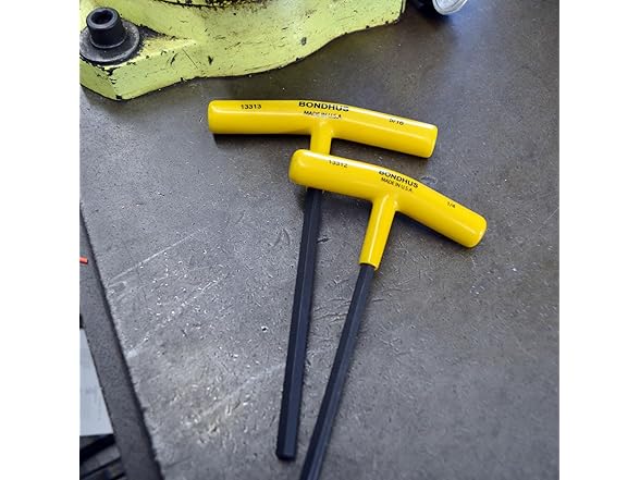 Bondhus 13390 Set of 10 Hex T-handlesizes 3/32-3/8in