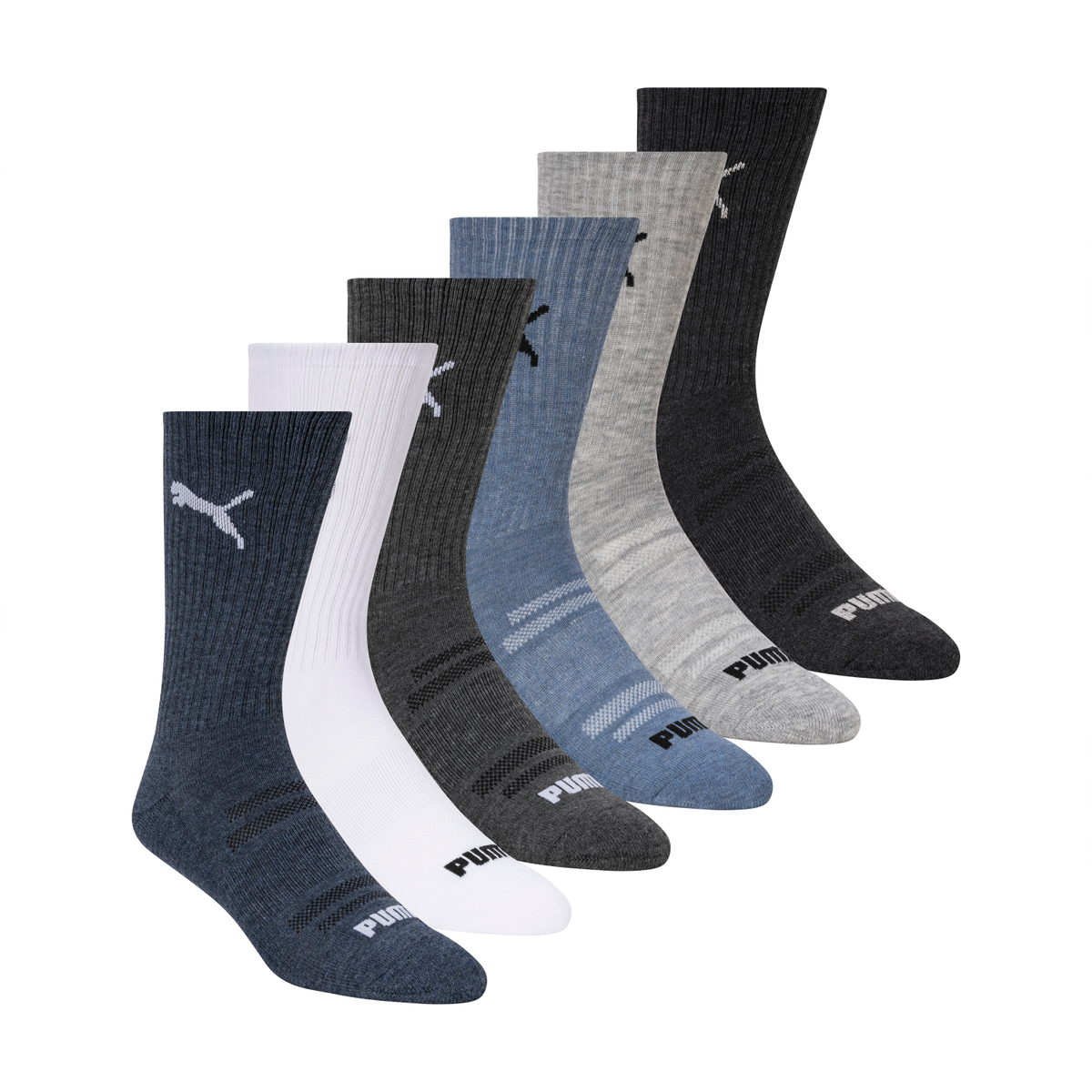 PUMA Men's 12-Pairs Crew Socks - Gallery 12