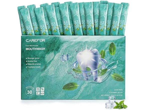 Mouthwash Travel Size Portable Alcohol and