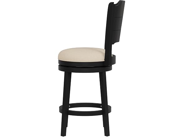 Hillsdale Clarion Swivel Stool, Black