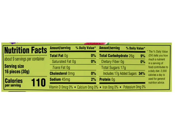 Mike and Ike Mega Mix Sour Candy