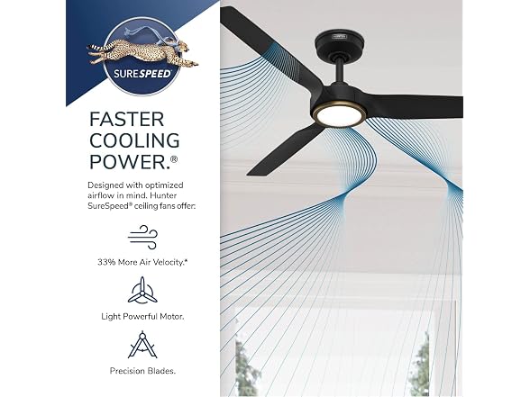 Hunter Fan Outdoor Ceiling Fan, 52 in White Ceiling Fan