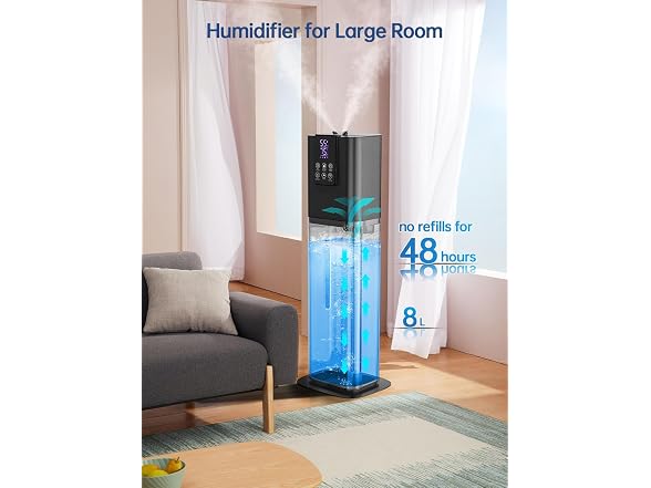 Hiswelle 8L Smart Top Fill Humidifier