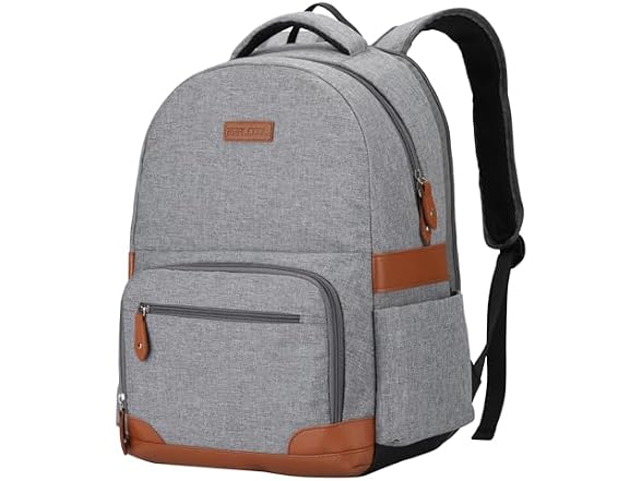 RealCool 15.6-17.3" Laptop Backpack, 31L Water Resistant Travel Bag