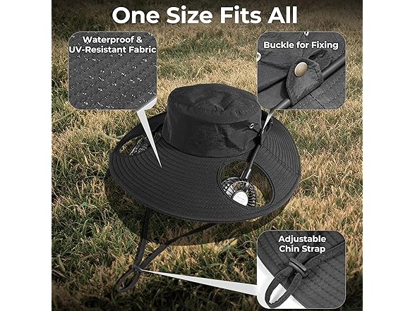 COMLIFE Sun Hat with Fan