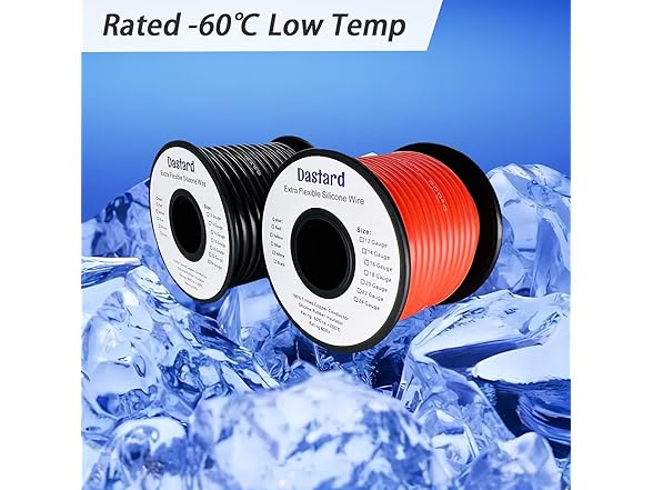  10AWG Silicone Wire Red 50ft Tinned