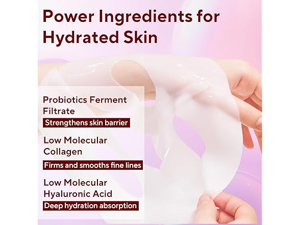 Nityrliv 4 Pack Collagen Face Mask