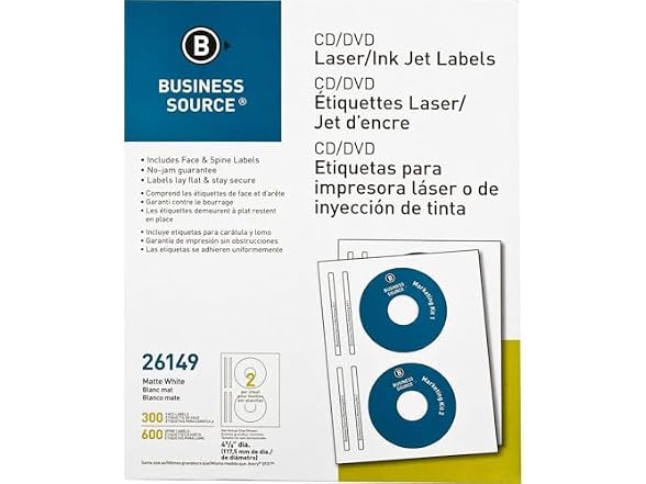 Business Source Business Source Laser/Inkjet CD/DVD