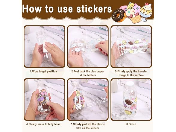 UV DTF Cup Wrap Transfer Stickers for