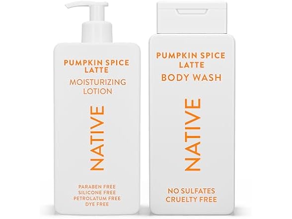 Native Body Wash Set Pumpkin Spice Latte