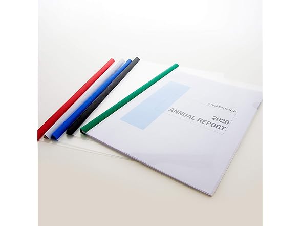 BAZIC Clear Front Report Covers w/ Slid