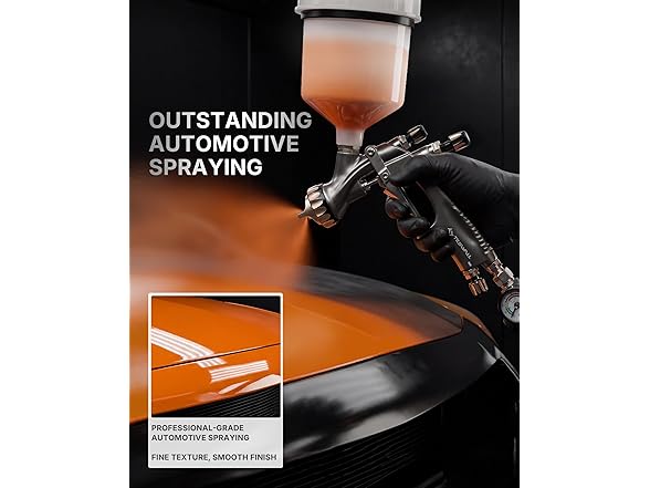 TILSWALL Pinto GT HVLP Spray Gun Kit Gray