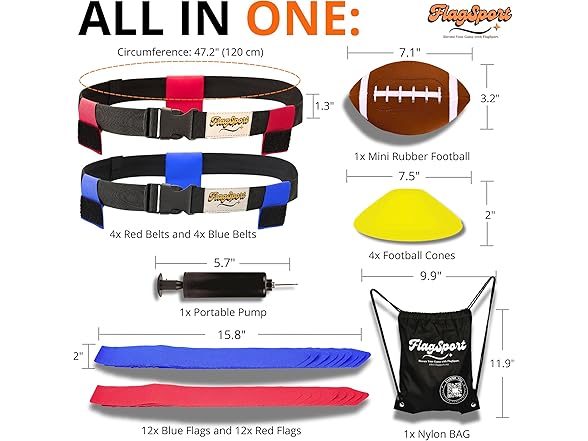 FlagSport Flag Football Belts