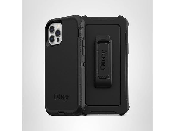 OtterBox iPhone 12/12 Pro Defender Case Black