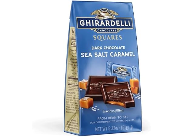 $2.99, Was $6.8584, 56% Off! Ghirardelli Dark Choc Sea Salt Caramel dealfomo