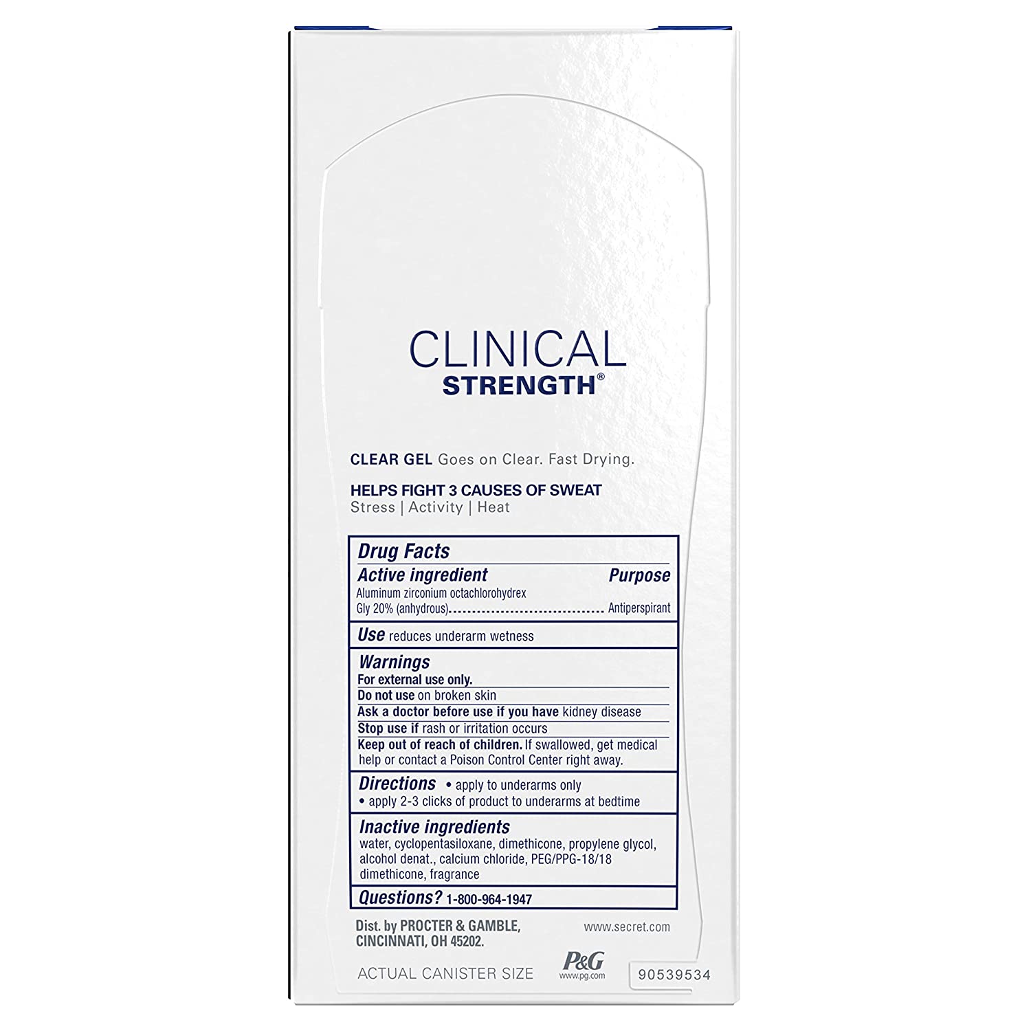 Secret Ant/Deo Clear Gel Completely Cln - Gallery 14