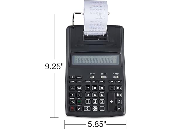 TRU RED 12-Digit Desktop Printing Calcu