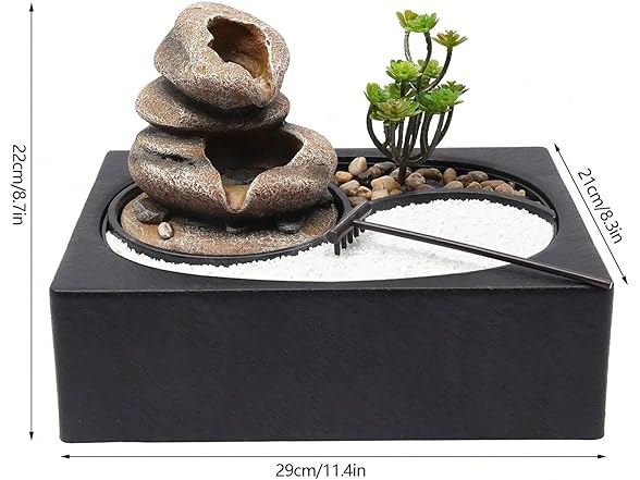 Azthuria Tabletop Fountain w/Rockery