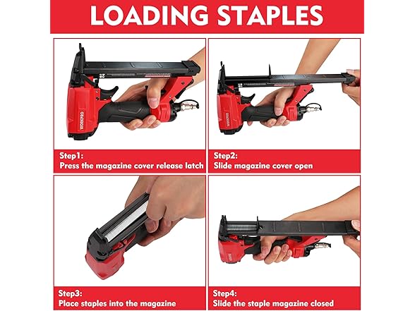 WORKPRO 8016 Pneumatic Staple Gun
