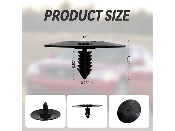 Linsdala 30PCS Car Clips, Hood Insulation Retai