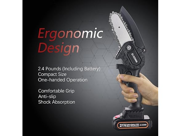 O-CONN 4" Cordless Mini Chainsaw