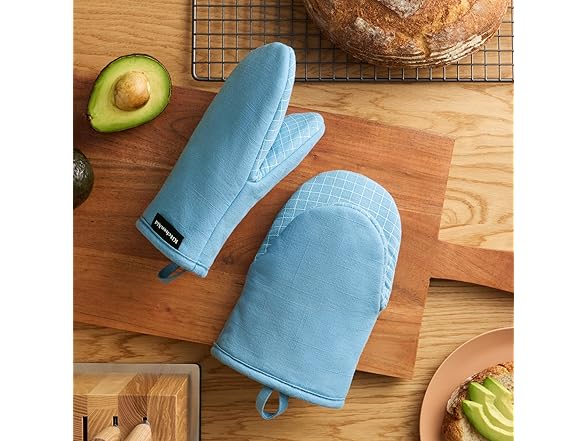 KITCHENAID Oven Mitts 2 Pack-Blue Velvet